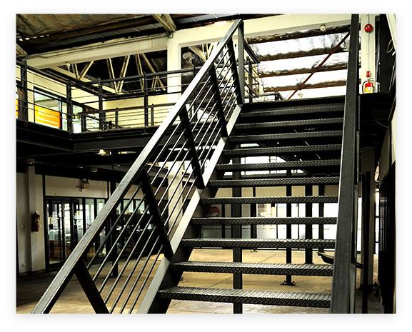 Galvanized rectangular, sqaure steel tubes solution in staircase